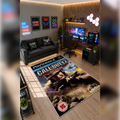 Gamer Collection Kişiye Özel Üretim Dekoratif Kaymaz Taban Oyun Odası Halısı – Dijital Baskı Yıkanabilir – Farklı Ölçü Seçenekleri