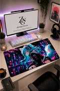 Anime Fantasy Magic Collection 80x40 cm Büyük Boy Gaming Mousepad Kaymaz Taban Deskmat