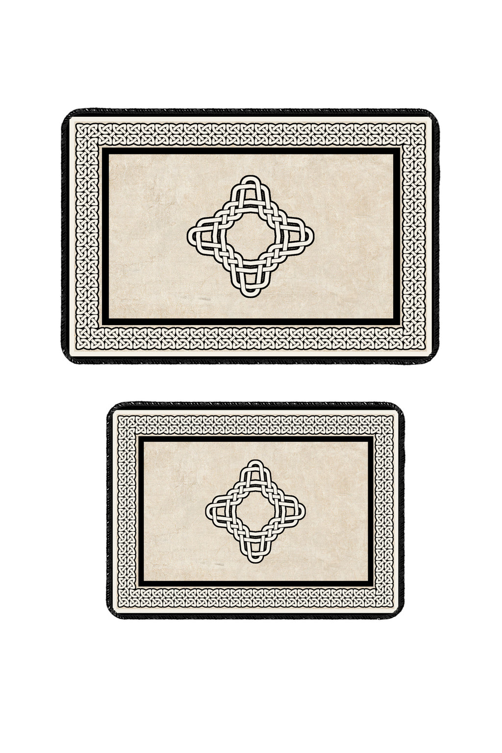 Banyo Paspası 2'li Set Kaymaz Tabanlı ve Yıkanabilir 60x90 Cm - 50x60 Cm