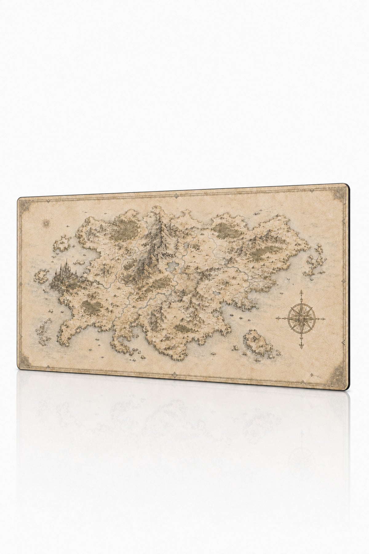Pale Kingdoms Collection 80x40 cm Büyük Boy Gaming Mousepad Kaymaz Taban Deskmat
