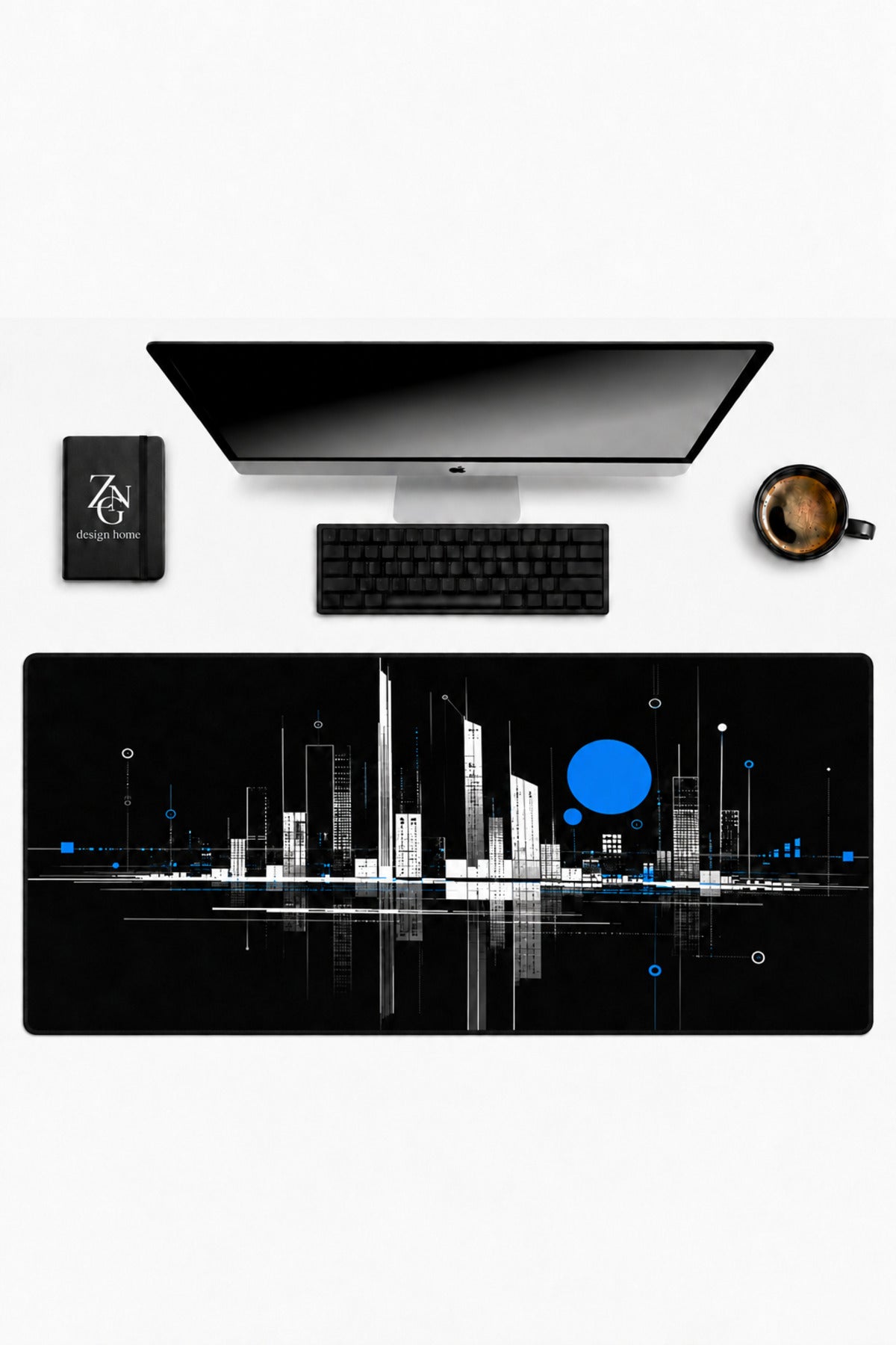 Zen Fusion Collection 80x40 cm Büyük Boy Gaming Mousepad Kaymaz Taban Deskmat