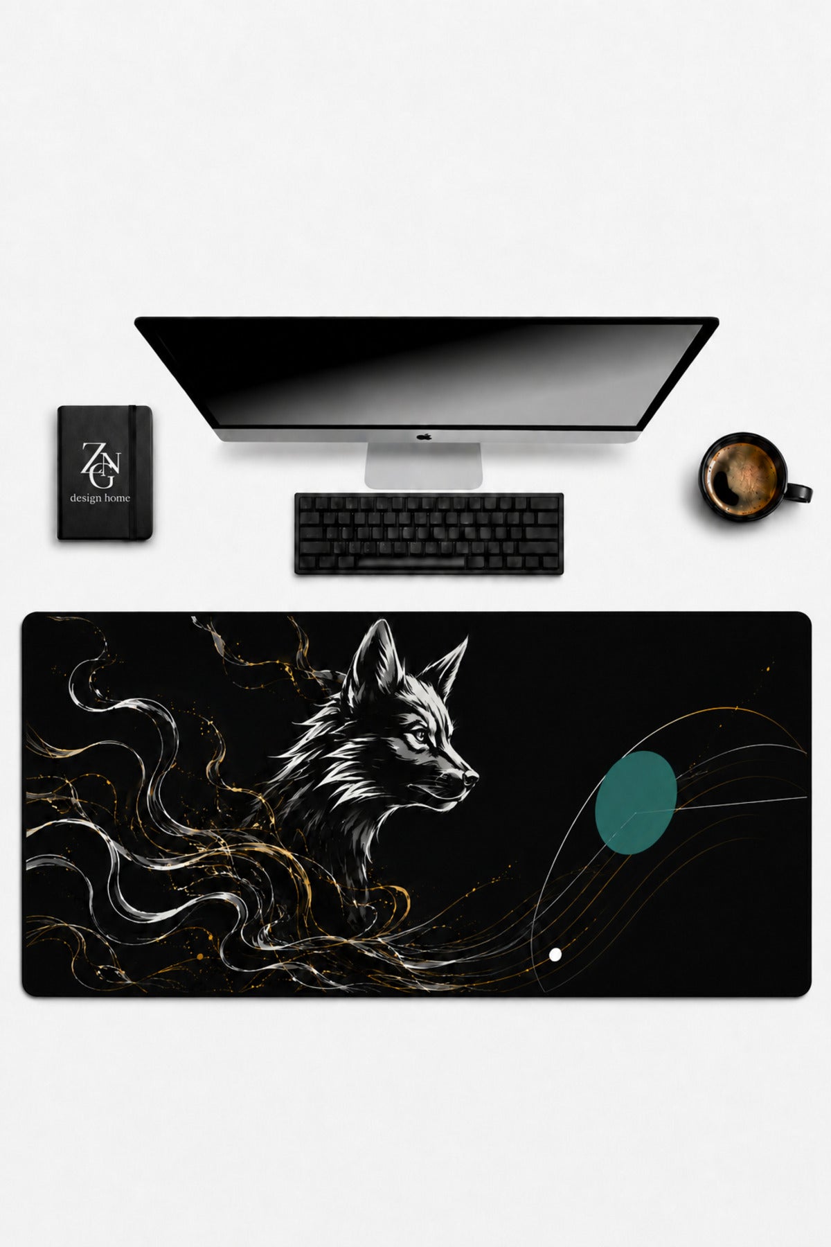 Zen Fusion Collection 80x40 cm Büyük Boy Gaming Mousepad Kaymaz Taban Deskmat