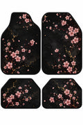 Sakura Night Tasarım Universal Premium Araç İçi Oto Paspası 4'lü Set – Tüm Araç Modellerine Uygun – Kaymaz DOT Taban