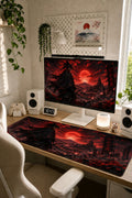 Anime Samurai-Ninja Collection 80x40 cm Büyük Boy Gaming Mousepad Kaymaz Taban Deskmat