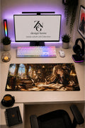 Anime scholl-cafe Collection 80x40 cm Büyük Boy Gaming Mousepad Kaymaz Taban Deskmat