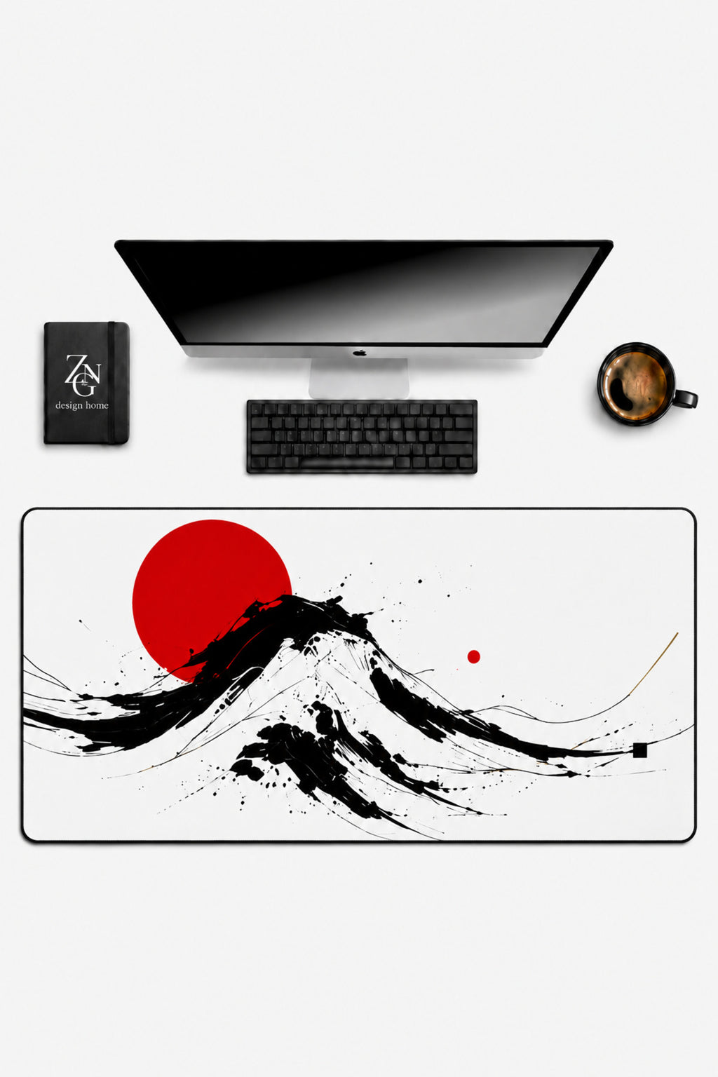Zen Fusion Collection 80x40 cm Büyük Boy Gaming Mousepad Kaymaz Taban Deskmat