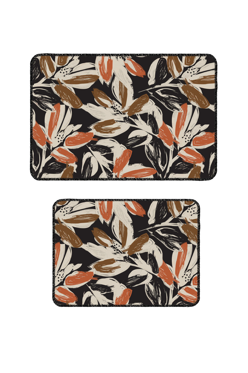 Banyo Paspası 2'li Set Kaymaz Tabanlı ve Yıkanabilir 60x90 Cm - 50x60 Cm