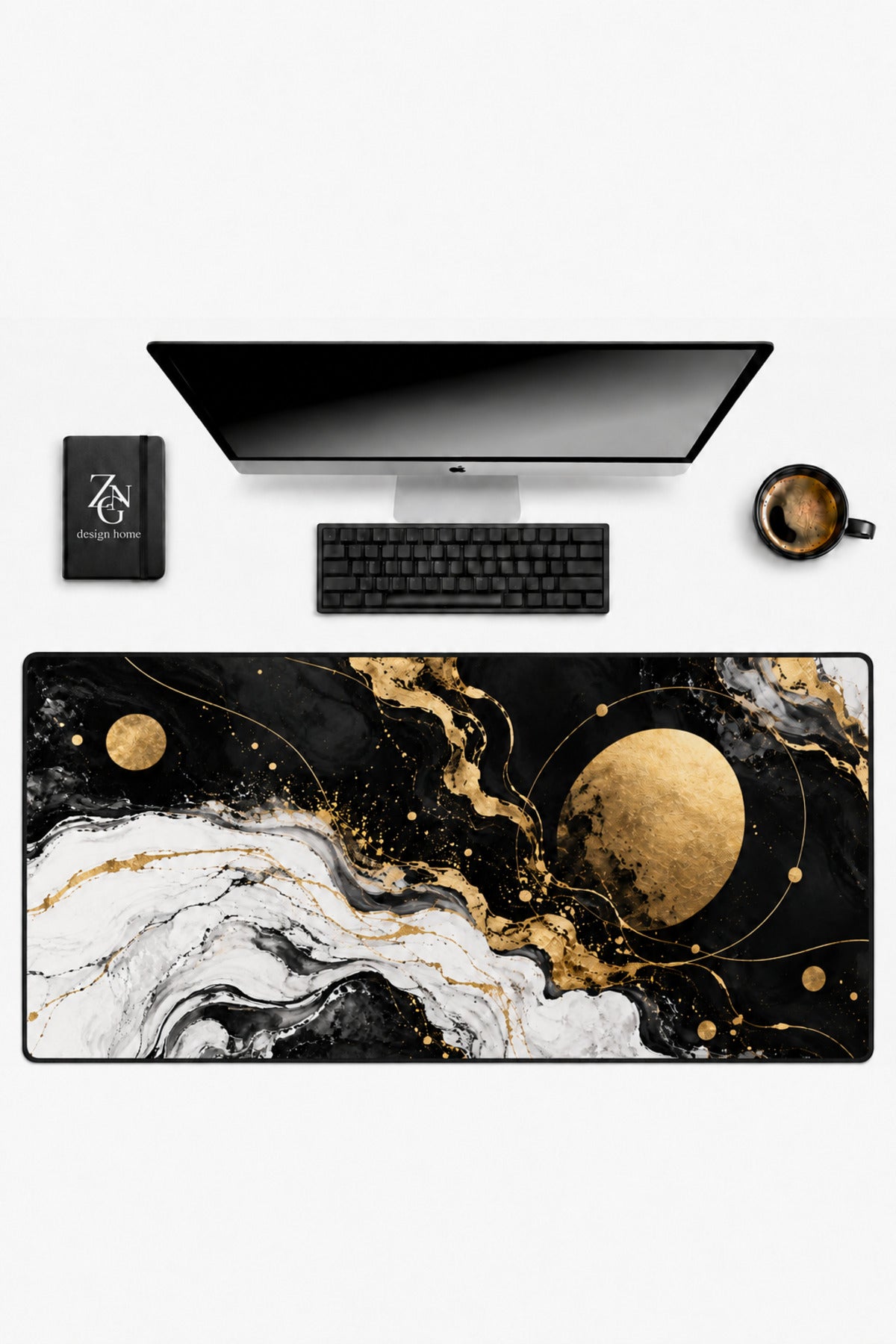 Zen Fusion Collection 80x40 cm Büyük Boy Gaming Mousepad Kaymaz Taban Deskmat