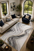 GILDED MARBLE COLLECTION Kişiye Özel Üretim Dekoratif Kaymaz Taban Mutfak-Salon-Hol-Yatak odası-Genç Odası Halısı – Dijital B
