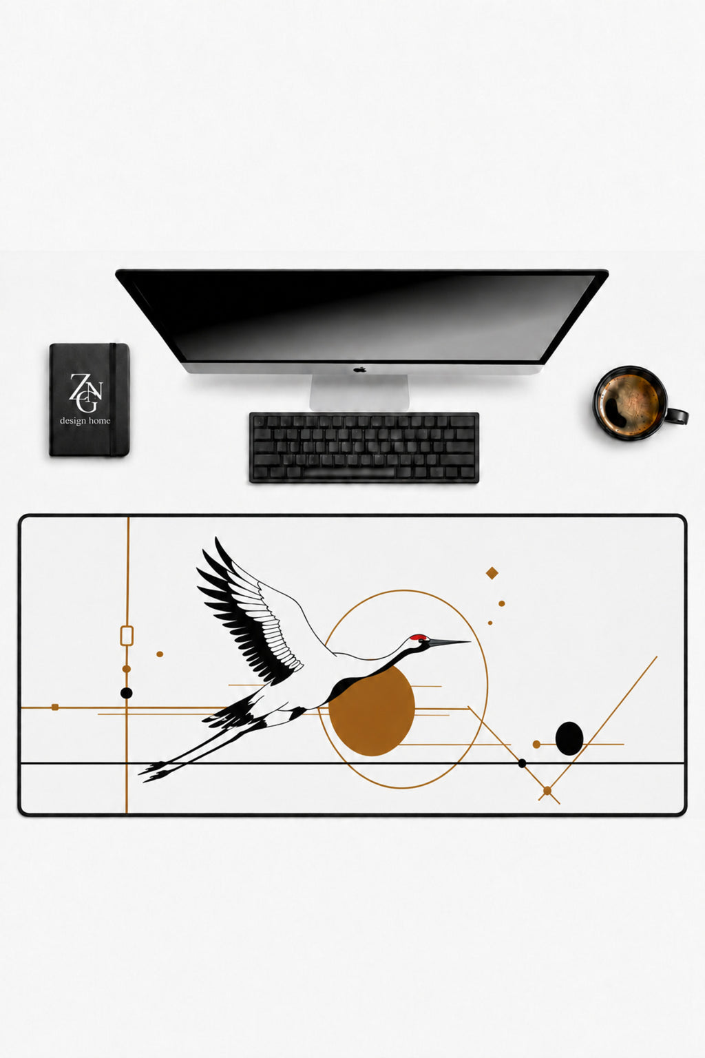Zen Fusion Collection 80x40 cm Büyük Boy Gaming Mousepad Kaymaz Taban Deskmat
