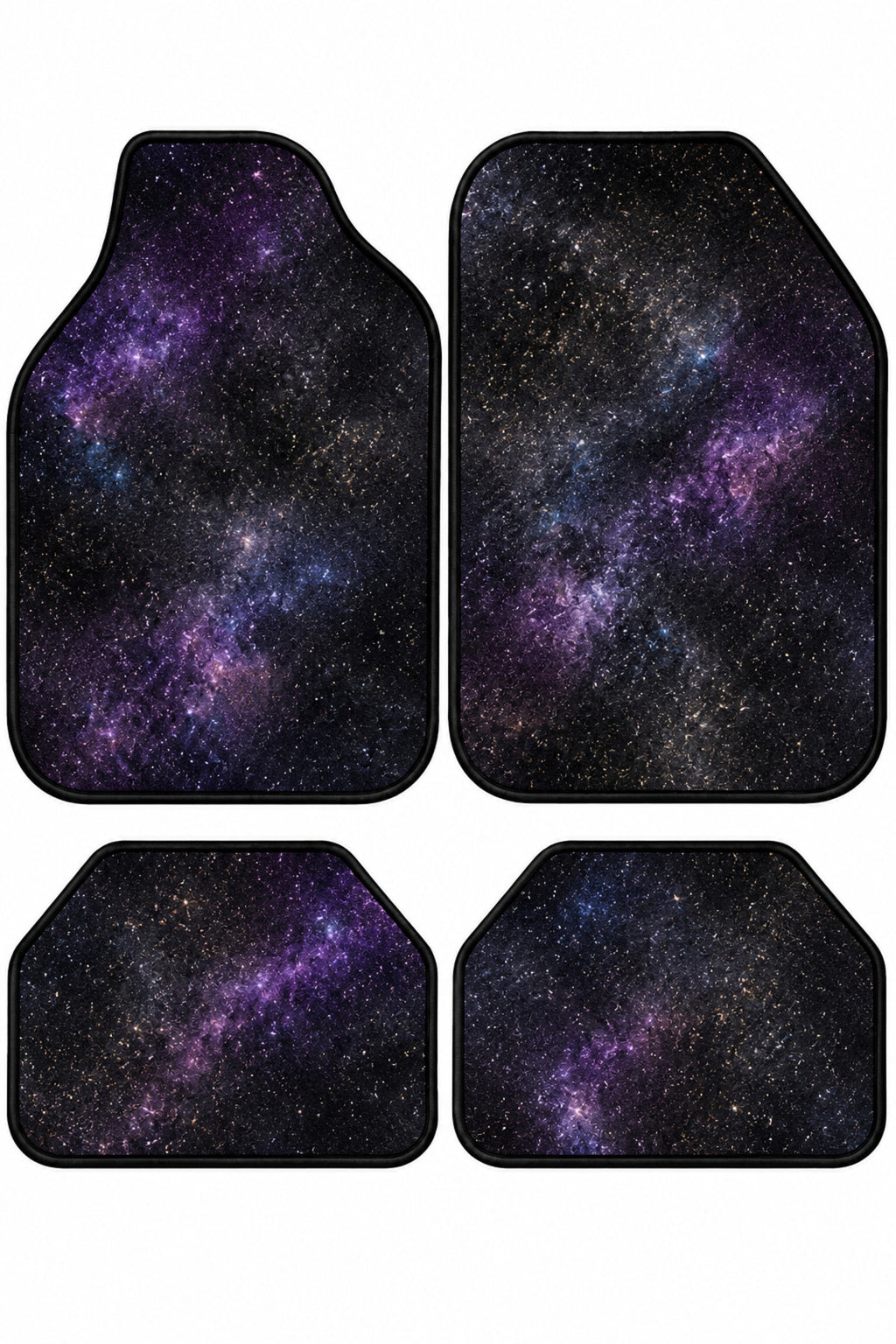 Galaxy Noir Tasarım Universal Premium Araç İçi Oto Paspası 4'lü Set – Tüm Araç Modellerine Uygun – Kaymaz DOT Taban