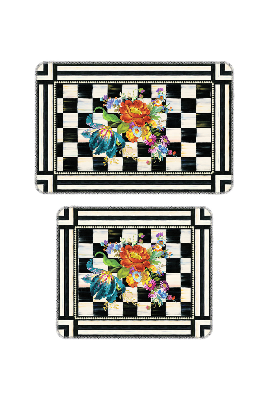 Banyo Paspası 2'li Set Kaymaz Tabanlı ve Yıkanabilir 60x90 Cm - 50x60 Cm