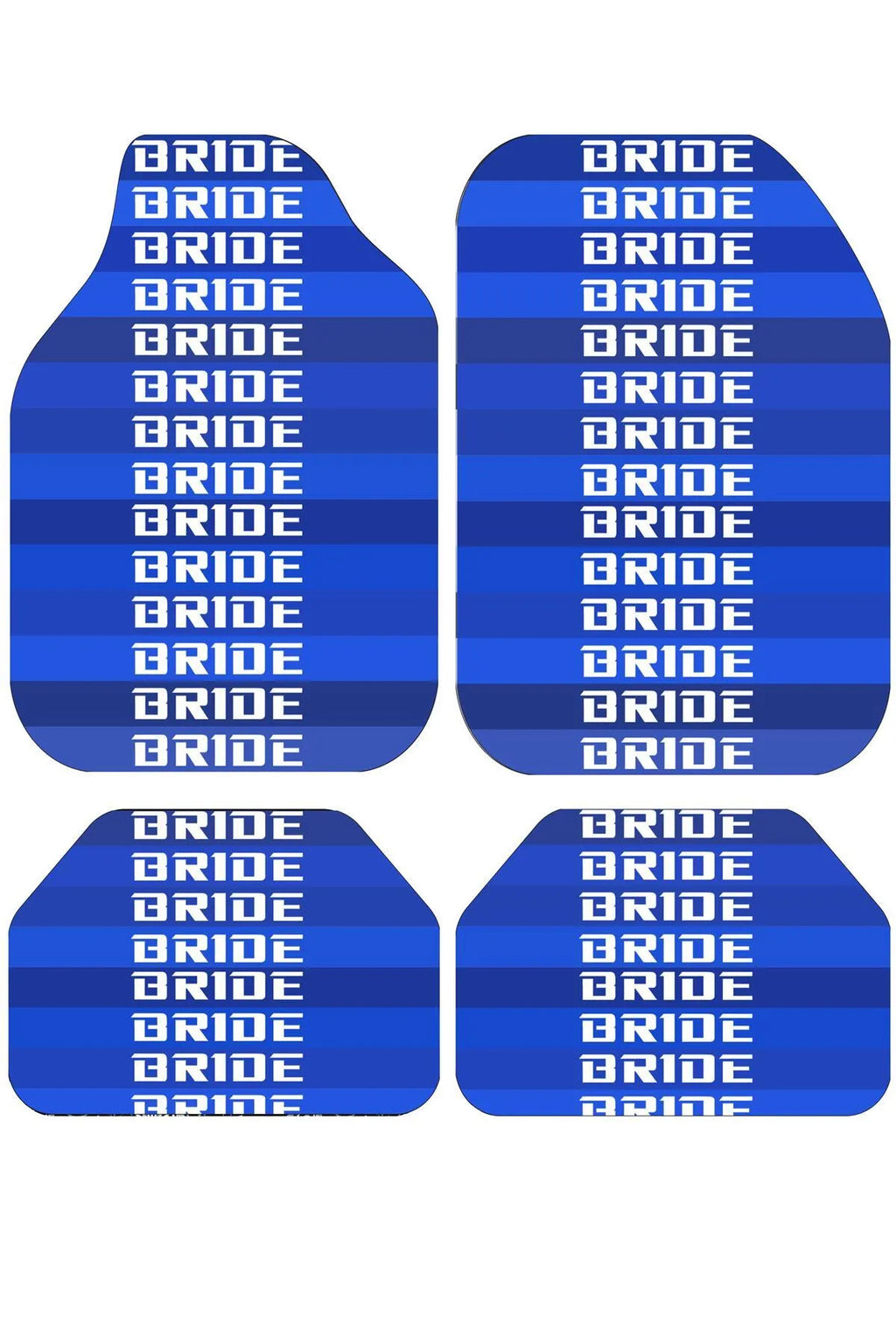 BRIDE Temalı Universal Premium Araç İçi Oto Paspası 4'lü Set – Tüm Araç Modellerine Uygun – Kaymaz DOT Taban