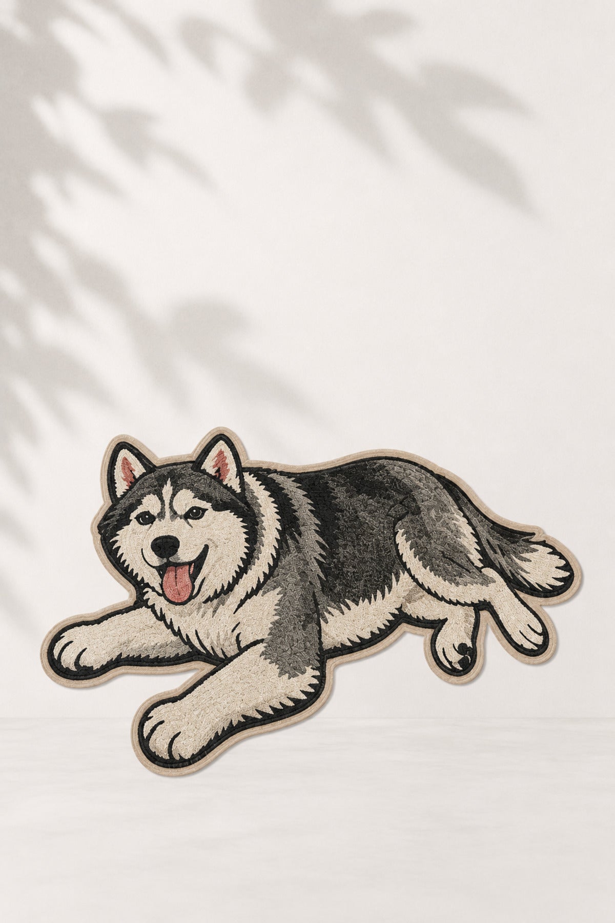 Kedi ve Köpek Mama Altlığı 60x90 cm – Kemik Şekilli Renkli Dijital Baskılı, Kaymaz Taban, Yıkanabilir Mama Paspası