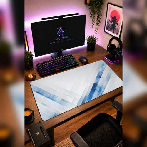 Abstract Collection 80x40 cm Büyük Boy Gaming Mousepad Kaymaz Taban Deskmat