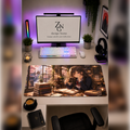 Anime scholl-cafe Collection 80x40 cm Büyük Boy Gaming Mousepad Kaymaz Taban Deskmat