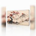 Sakura Mountain Collection 80x40 cm Büyük Boy Gaming Mousepad Kaymaz Taban Deskmat