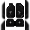 Mercedes Tasarımlı Universal Premium Araç İçi Oto Paspası 4'lü Set – Tüm Araç Modellerine Uyumlu– Tüm Araç Modellerine Uyumlu-Kaymaz DOT Taban