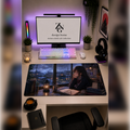 Anime scholl-cafe Collection 80x40 cm Büyük Boy Gaming Mousepad Kaymaz Taban Deskmat