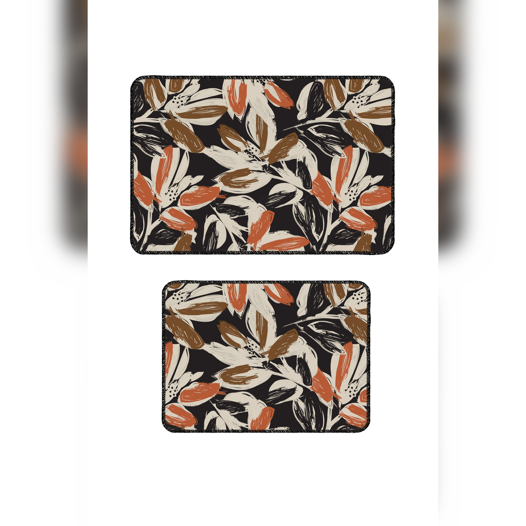 Banyo Paspası 2'li Set Kaymaz Tabanlı ve Yıkanabilir 60x90 Cm - 50x60 Cm