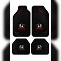 Honda Tasarımlı Universal Premium Araç İçi Oto Paspası 4'lü Set – Tüm Araç Modellerine Uyumlu-Kaymaz DOT Taban