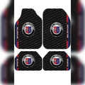 ALPINA Racing Temalı Kişiye Özel Tasarım Araç İçi Oto Paspası 4'lü Set – Universal Tüm Araç Modellerine Uyumlu, Kaymaz DOT Taban