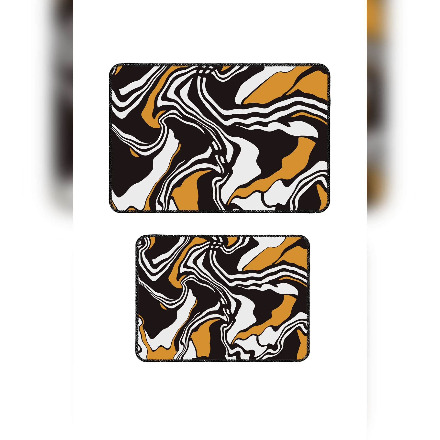 Banyo Paspası 2'li Set Kaymaz Tabanlı ve Yıkanabilir 60x90 Cm - 50x60 Cm