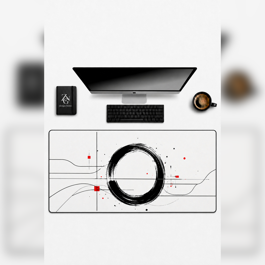 Zen Fusion Collection 80x40 cm Büyük Boy Gaming Mousepad Kaymaz Taban Deskmat