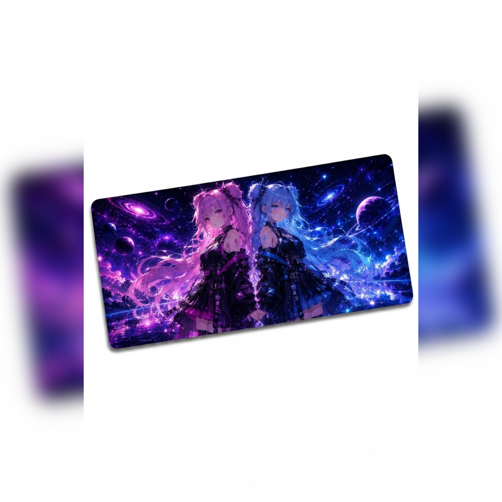 Anime Fantasy Magic Collection 80x40 cm Büyük Boy Gaming Mousepad Kaymaz Taban Deskmat