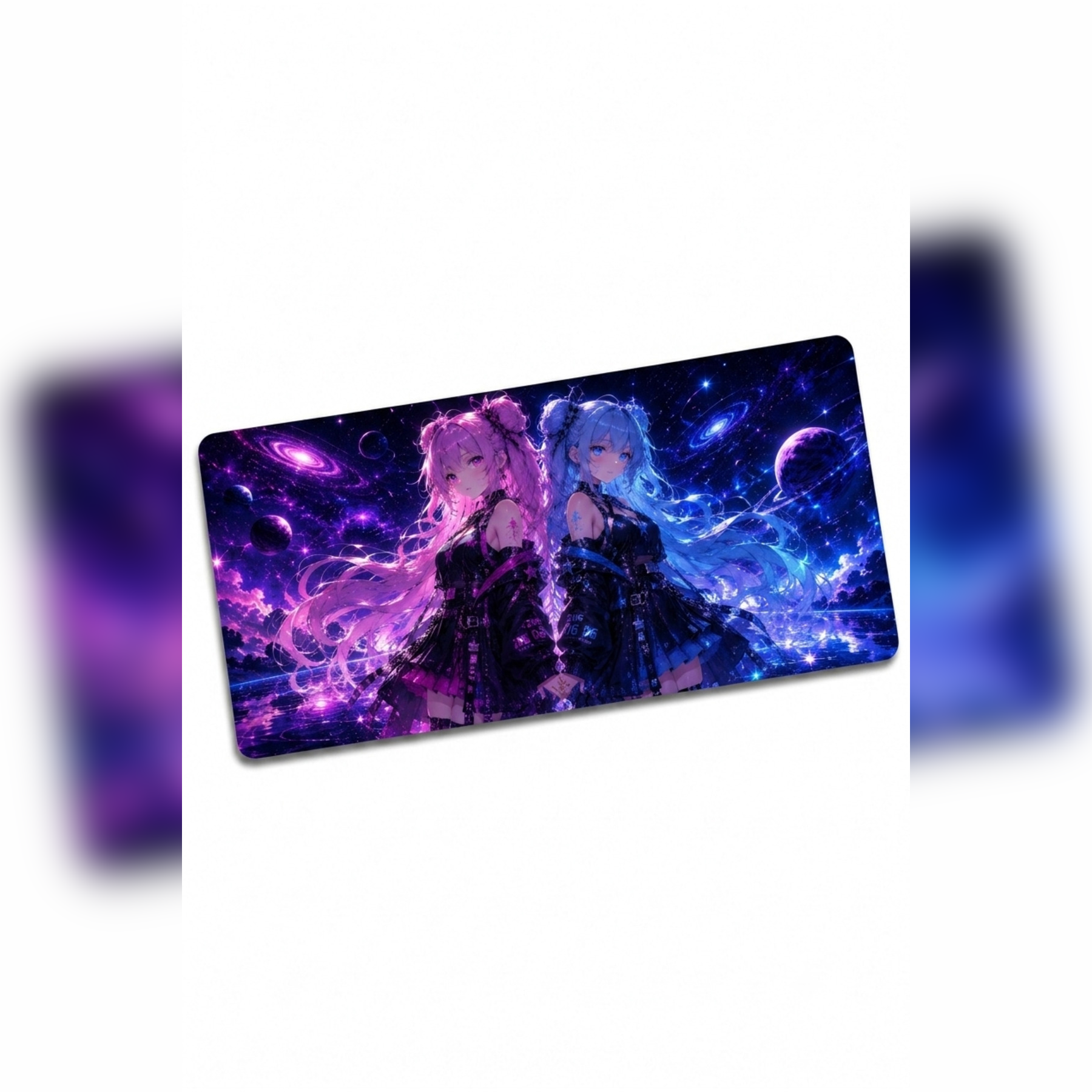 Anime Fantasy Magic Collection 80x40 cm Büyük Boy Gaming Mousepad Kaymaz Taban Deskmat