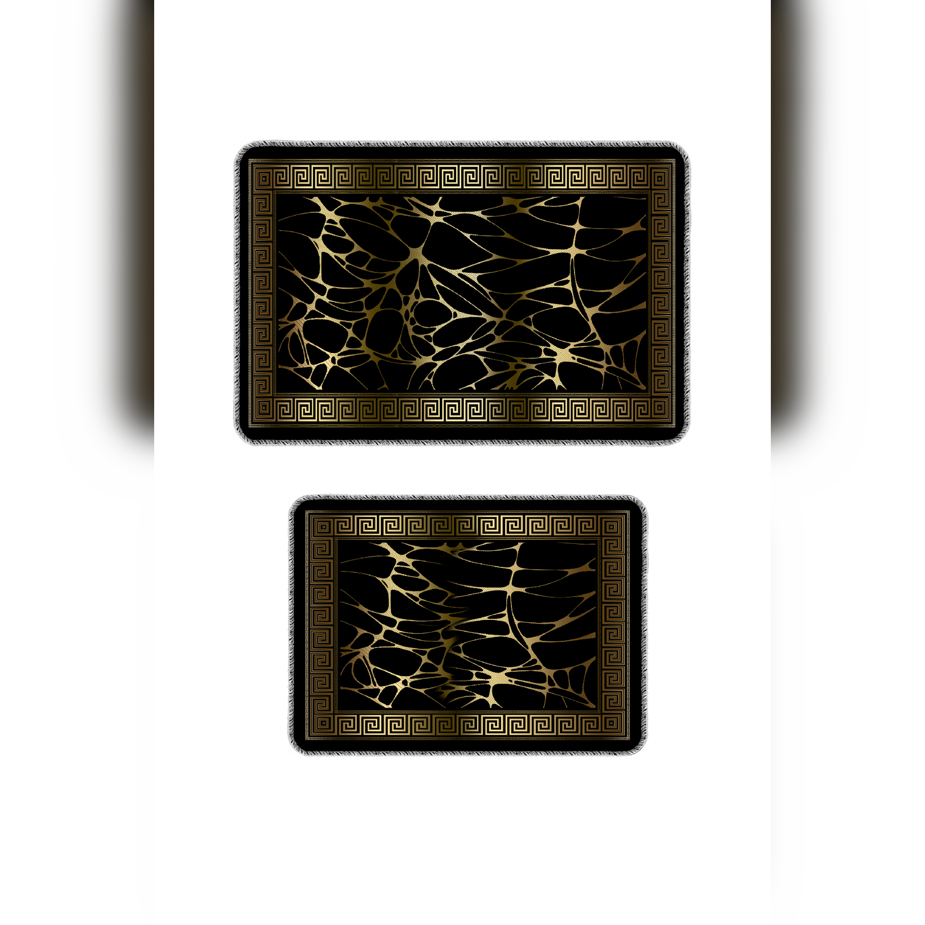 Banyo Paspası 2'li Set Kaymaz Tabanlı ve Yıkanabilir 60x90 Cm - 50x60 Cm