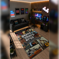 Gamer Collection Kişiye Özel Üretim Dekoratif Kaymaz Taban Oyun Odası Halısı – Dijital Baskı Yıkanabilir – Farklı Ölçü Seçenekleri