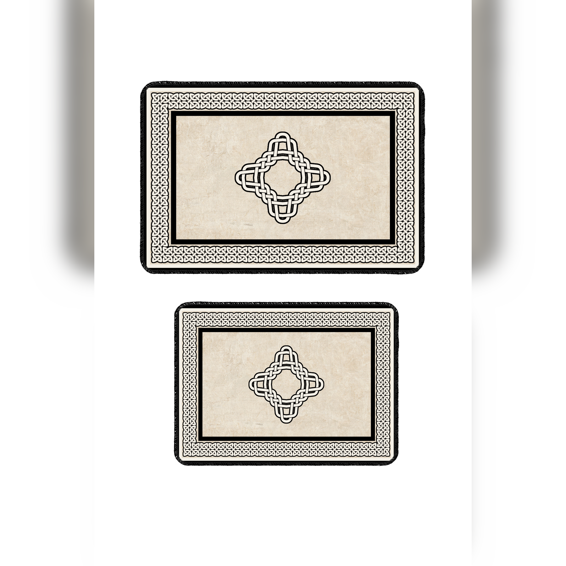 Banyo Paspası 2'li Set Kaymaz Tabanlı ve Yıkanabilir 60x90 Cm - 50x60 Cm
